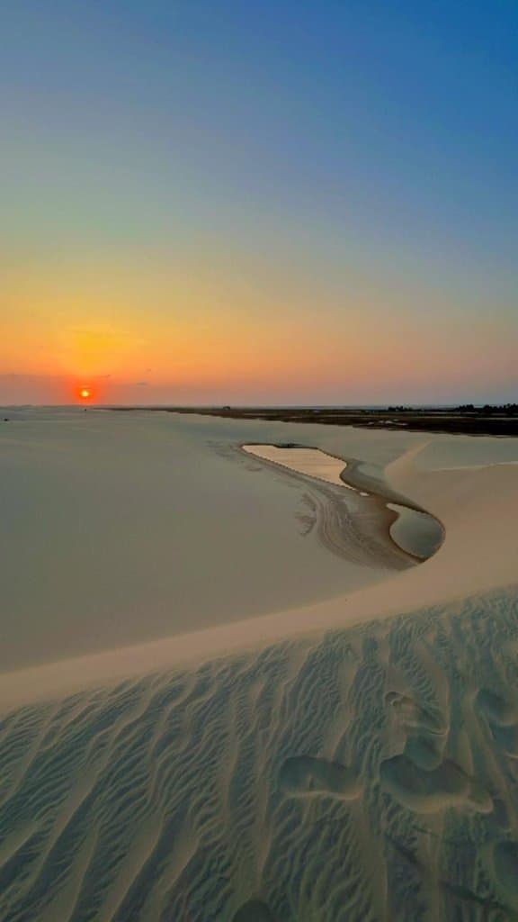 Nascer do Sol nas Dunas